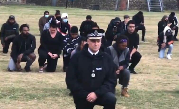 Calverley June 11 - is a Chief Constable on bended knee the right way to fight racism?